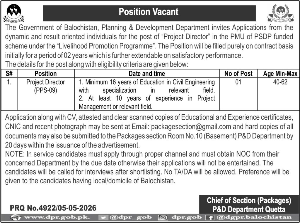 Position Vacant